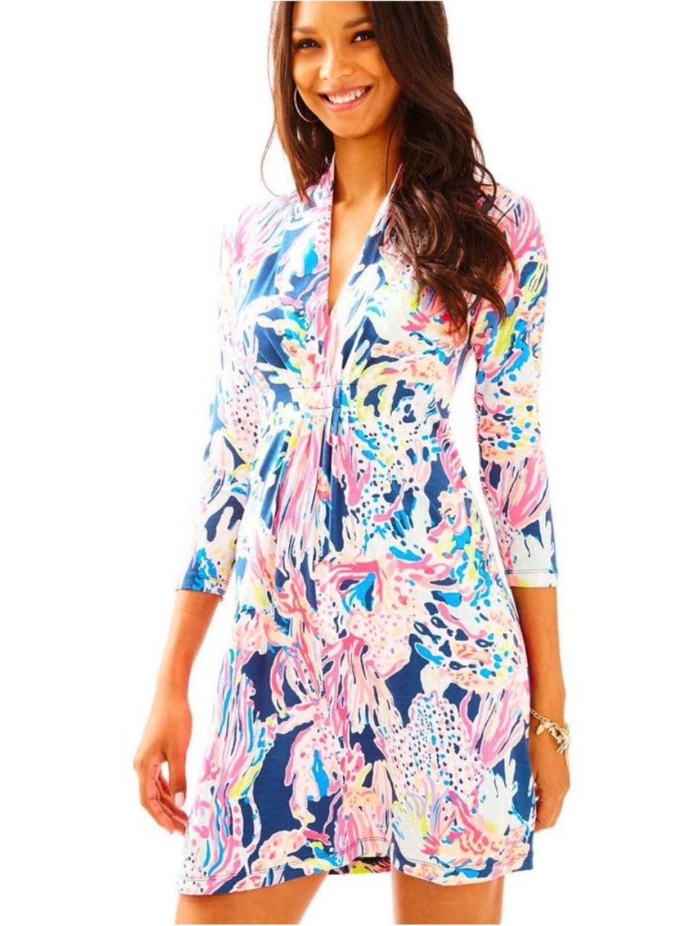 Lilly Pulitzer Margate Dress Indigo Sunken Treasure